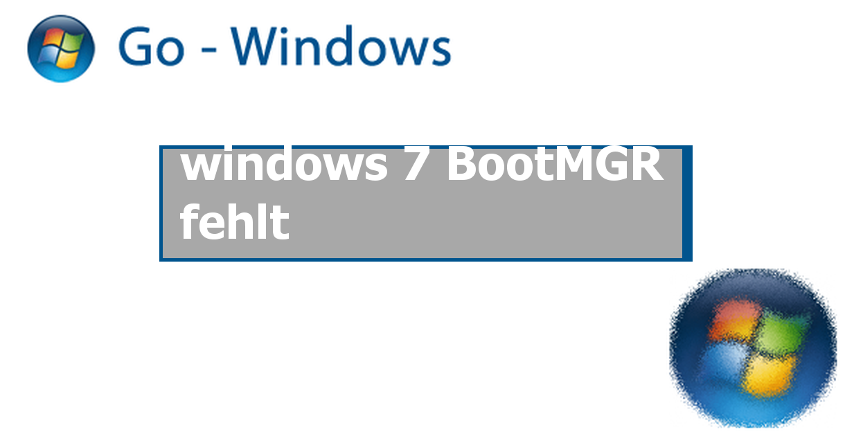 windows 7 bootmgr
