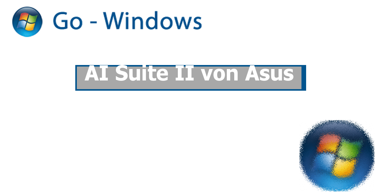 Ai suite ii не устанавливается в windows 7