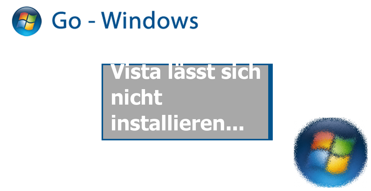 Vista lässt sich nicht installieren... PC Hardware & Treiber