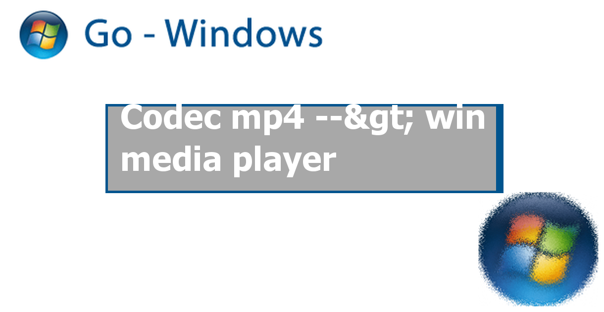 mp4 codecs for windows media player 12